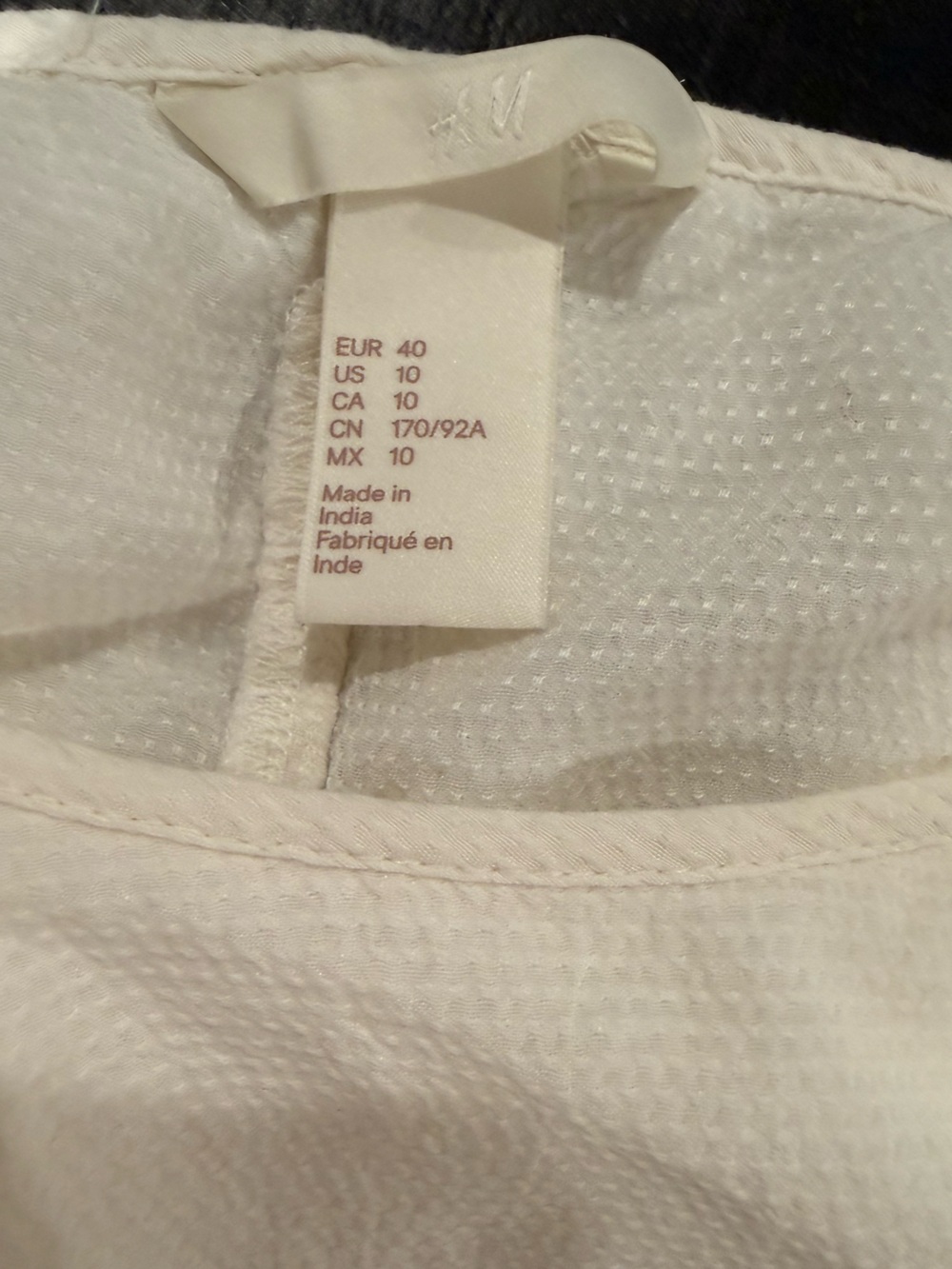 H&M White Ruffle Strap Blouse - Picture 3 of 4